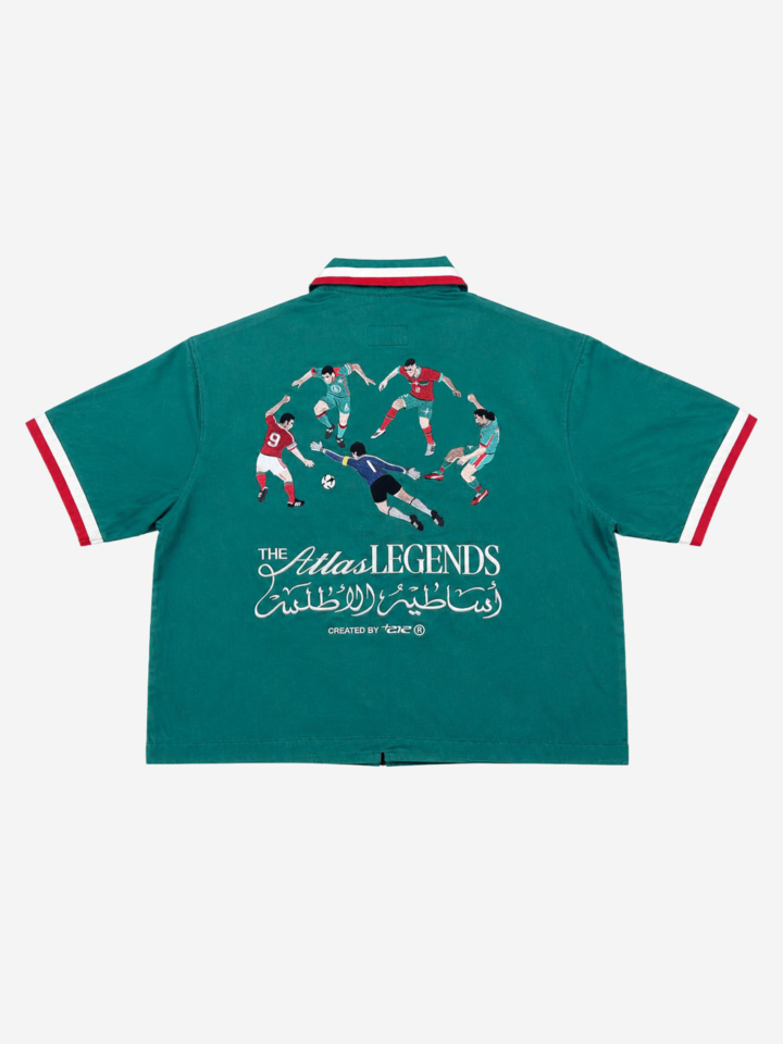 The Atlas Legends ZIP-UP Cropped Shirt (SOLD OUT)