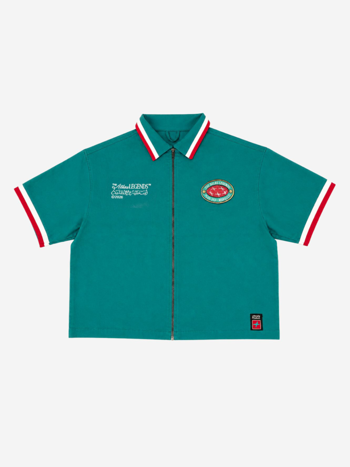 The Atlas Legends ZIP-UP Cropped Shirt (SOLD OUT)